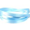 6mm satin ribbon by the metre - blue topaz