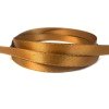 6mm satin ribbon by the metre - golden brown
