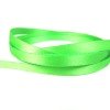 6mm satin ribbon by the metre - green flash