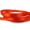 6mm satin ribbon by the metre - hot red