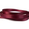 6mm satin ribbon by the metre - maroon