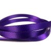 6mm satin ribbon by the metre - purple