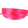 6mm satin ribbon by the metre - shocking pink