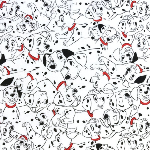 101 Dalmatians Cotton Fabric From Disney Disney 101 Dalmatians Cotton Fabric