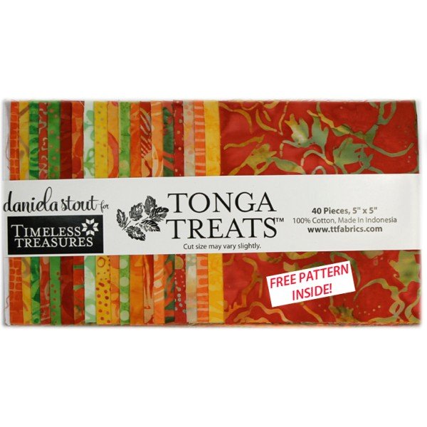Tonga Treats Sunburst 5" Charms