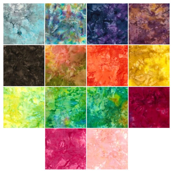 100 Cotton Hand Dyed Batik Fabrics