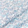 blue blossom floral cotton fabric - bolts