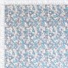 blue blossom floral cotton fabric - scaled