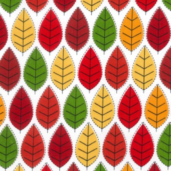 Leafy Seasons Cotton Fabric