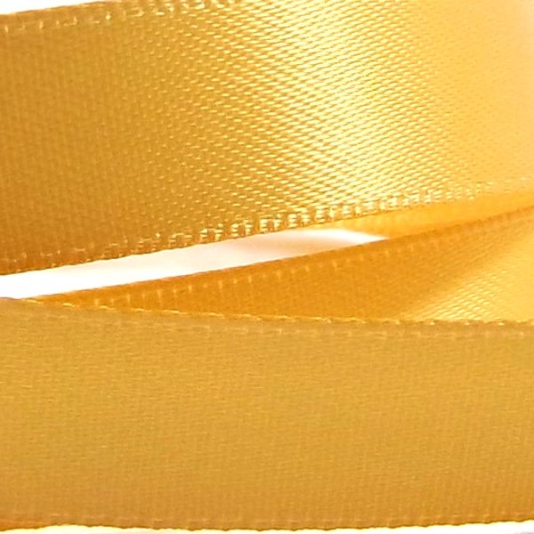 Yellow Brown Satin Ribbon 