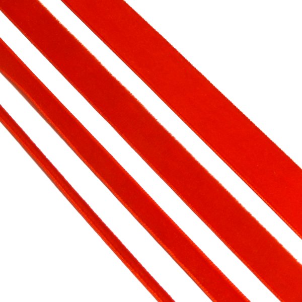 Red Single Velvet Ribbon