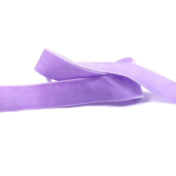 25mm Single Sided Velvet Ribbon All Lengths