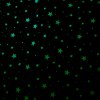 glitter fabric with glow in the dark stars - in dark
