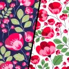 tulips or poppies cotton fabric