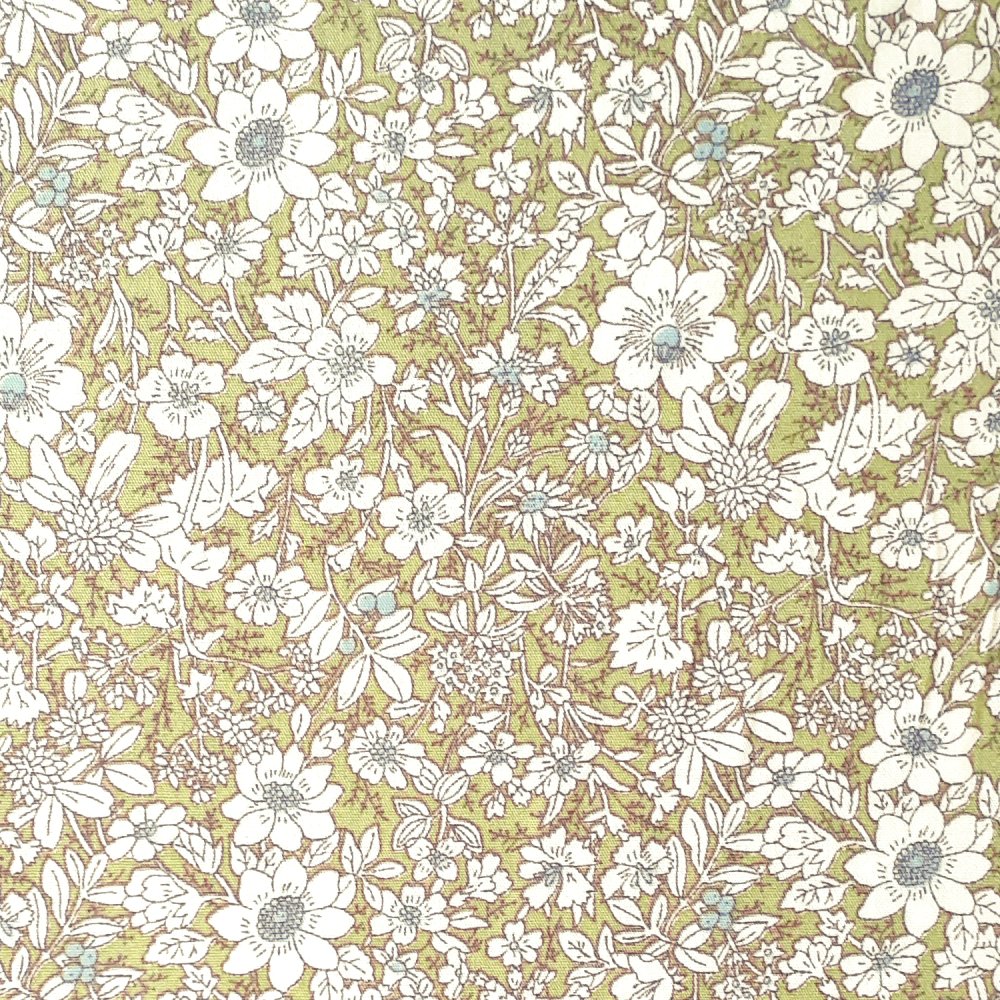 Vintage Ditsy Floral Cotton Fabric