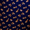 fox and bunny cotton fabric large