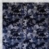 camo skulls cotton fabric scaled