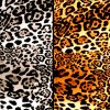 leopard or lynx cotton fabric