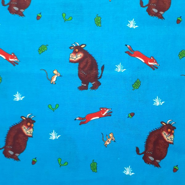 The Gruffalo 100% Cotton Fabric By The Metre Gruffalo Fabric 100% Cotton