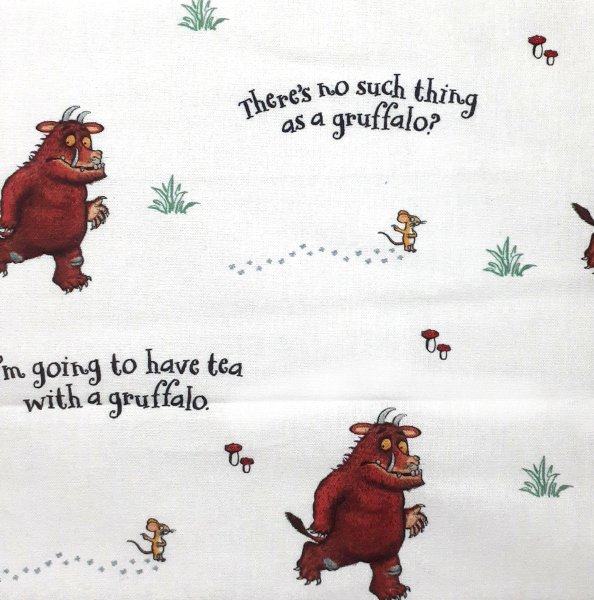 The Gruffalo 100% Cotton Fabric By The Metre Gruffalo Fabric 100% Cotton