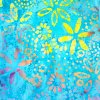 aquamarine batik fabric fat quarter bundle - quarter 1
