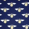 tiled bees on navy