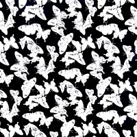 100% Cotton Poplin White Butterflies Design - Clearance 110cm X 42cm Included in this deal: 100% Cotton Poplin white butterflies Design - Clearance 110cm x 42cm