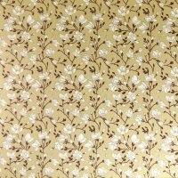 Included in this deal: 100% Cotton Poplin Brown / Beige Floral Design - Clearance 112cm x 100cm