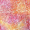 100% Cotton Orange Fire Batik Design - Clearance 115cm x 70cm