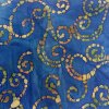 100% Cotton Gold Swirls Batik Design - Clearance 120cm x 45cm