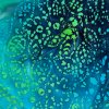 100% Cotton Turquoise Floral Batik Design - Clearance 120cm x 40cm