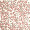 100% Cotton Poplin Vintage Floral Pink Design - Clearance 112cm x 45cm