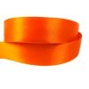large 19mm satin ribbon rolls - autumn orange