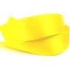 large 19mm satin ribbon rolls - lemon yellow