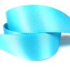 25mm satin ribbon rolls - cyan blue
