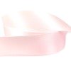 25mm satin ribbon rolls - powder pink