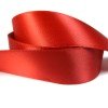 25mm satin ribbon rolls - scarlet