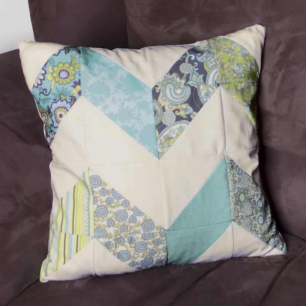 Paisley Style Chevron Pillow Sewing Pattern