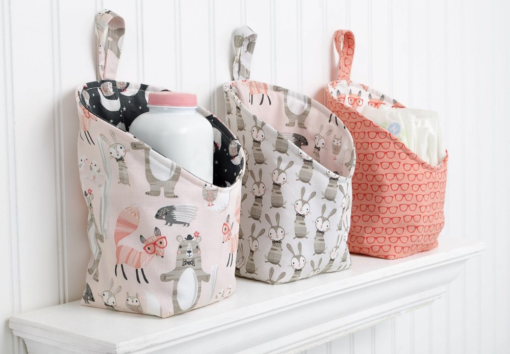 Small Hanging Storage Pods Sewing Pattern