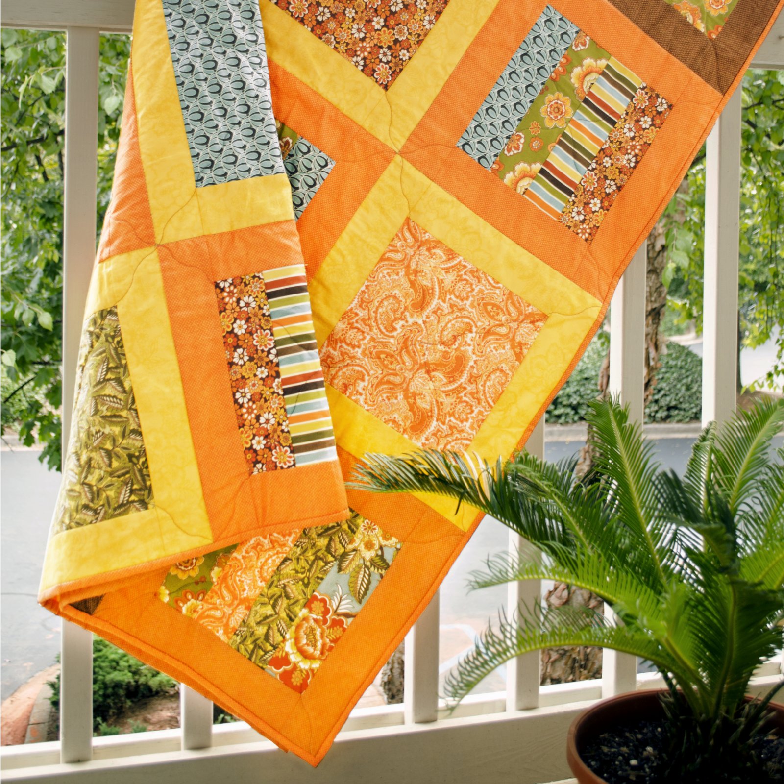 Free Block Style Quilt Pattern
